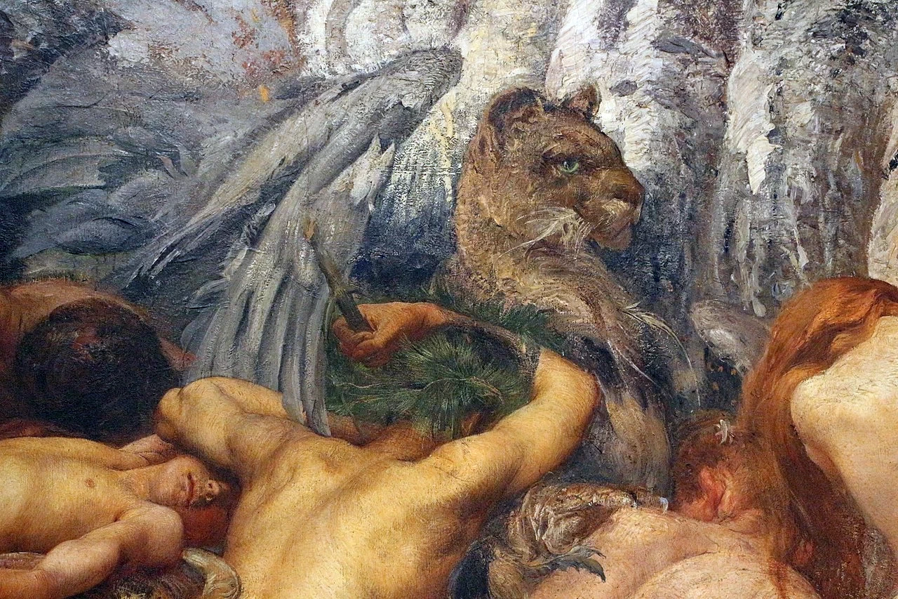 Diana di Efeso e gli schiavi - Galleria Nazionale d'Arte Moderna e Contemporanea, Roma, dettaglio 1